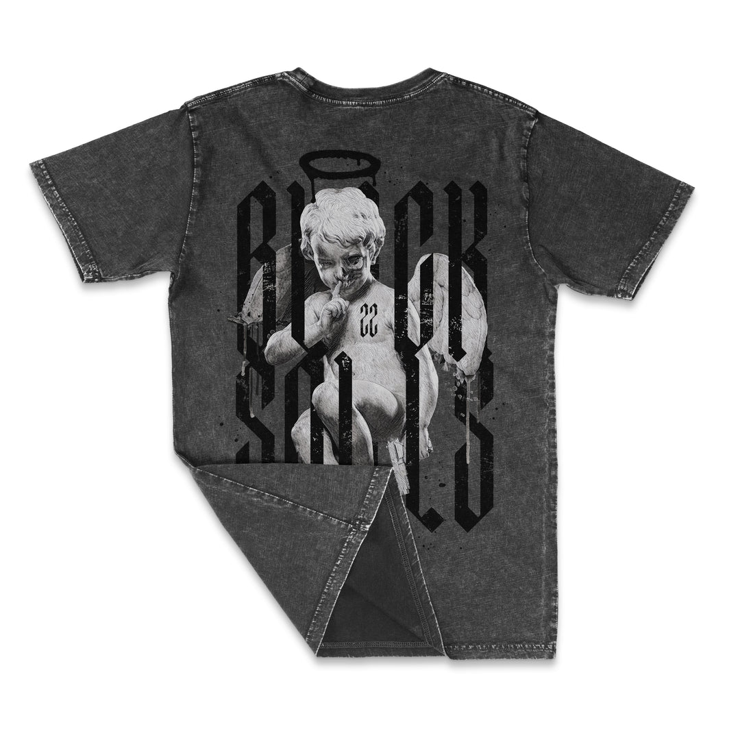 ANGEL ACID WASH T-SHIRT